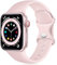 Epova Cinturino in Silicone Compatibile con Apple Watch 40mm 38mm 41mm 42mm, Cinturini di Ricambio per iWatch SE Series 10 9 8 7 6 5 4 3 2 1,Rosa Chiaro, Piccolo