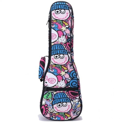 Generic 21-zoll-Druck-Ukulele-Tasche, Ukulele-Hülle, Weiche Gig-Hülle, Gig-Aufbewahrungstasche