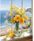QUANMAITONG Diamond Painting Erwachsene，Diamant Painting Bilder Erwachsene，DIY Damond Painting Blumen Bilder Wand Dekor Daiments Painting Set (Blau)