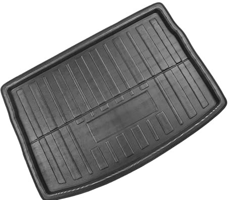 UYCHYTQR Einziehbare Laderaumabdeckung Auto Für VW Für Polo 2010 2011 2012 2013 2014 2015 2016 2017 Kofferraumwanne Kofferraumschutzmatte Kofferraumboden Hinten Laderaumabdeckung Gepäckschutz