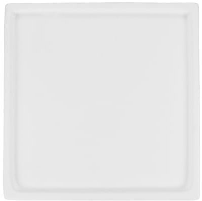 M METERXITY Vassoio per Piante in Ceramica, Vassoio Raccogli-Acqua per Piante da 4.9, Sottovaso per Piante da Interno/Esterno/Vassoio per Drenaggio Fiori Fiori [Bianco Quadrato]
