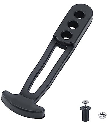 Bestvisse Boat Ladder Strap Black Marine Secure Pontoon Ladder Strap Retaining Rubber Latches Band with 4 Adjustable Mounting Hole