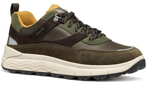 Geox Herren U SPHERICA 4X4 B ABX Sneaker, Brown, 43 EU
