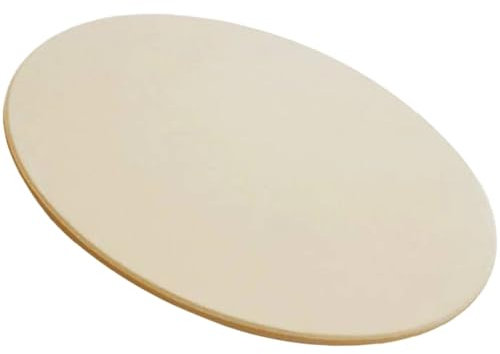 Pizzastein Pizzastein, 38,1 cm, runder Backstein for Brot, Keramik-Pizza-Grillsteine ​​zum Kochen und Backen, Grillen und Grillen Für Brot, Pizza