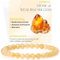 Citrine - Richesse & succès - Bracelet de Perles Pour Femmes 6mm en Semi-précieux Naturel élastique élastique Cristal Bijoux Cadeaux de Yoga Petit