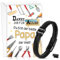DPKOW Männer Geschenk Papa Vatertagsgeschenk, Papa Karte mit Umschlag Armband Papa Geburtstagsgeschenk Karte Lederarmband Flechtarmband Bester Papa Geschenk Männertag Weihnachten Papa