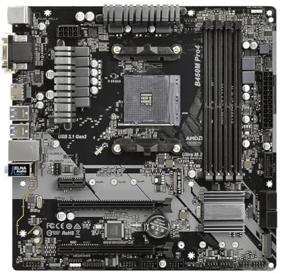 Motherboard B450 B450M Motherboard Fit For ASRock Pro4 AM4 64GB DDR4 Micro ATX 2xM.2 Support Ryzen 5600 5700 3600 5500 3400 2400 Cpu New