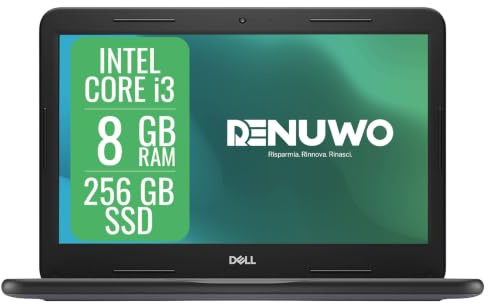 Dell Latitude 3300 Notebook Business 13,3 | Intel Core i3-7020U | RAM 8 Go | SSD 256 Go | Windows 11 Pro | WiFi | Ordinateur portable de bureau (reconditionné)