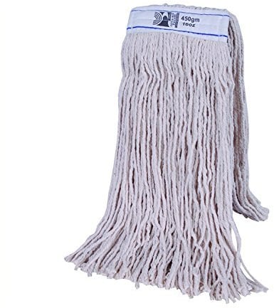 Robert Scott 2X Kentucky Floor Mop Heads PY Yarn 16oz/450gm Size Pack Of 5 Mop Heads