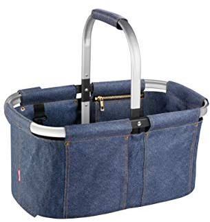 Tescoma 906161 Cesta Compra Plegable Shop, Vaquero, Turquesa