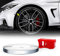 4R Quattroerre.it 10331 Wheel Trim Strisce Adesive con Applicatore per Cerchi Auto, Cromo