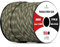 Brotree Paracord 4mm 50M 9 Stränge 100% Nylon Seil Schnüre Typ III für Survival, Outdoor, Heimwerken - Bruchlast 280kg (Armee Grün Tarnung)