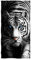 YISUMEI - Badetuch - weißer Tiger - 70 cm x 140 cm Strandtuch