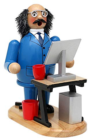 Wichtelstube-Kollektion Holz Räuchermännchen IT Spezialist