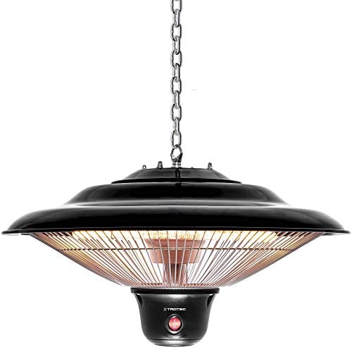 TROTEC Design-Deckenheizstrahler IR 1500 SC Terrassenheizstrahler Infrarotstrahler Wärmestrahler 3 Heizstufen 500 W / 1.000 W / 1.500 W Wirkungsfläche 10 m² Deckenmontage Energieeffizient