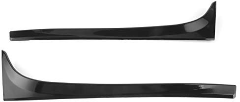 2Pcs Rear Window Spoiler,Car Rear Window Roof Visor Spoiler Deflector Side Wing Trim Cover Fit for MK7 GTD R 2014‑2(Glossy Black)