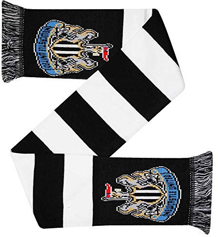 Newcastle United Official Football Crest Traditional Fans Bar Scarf (100% Acrylic)