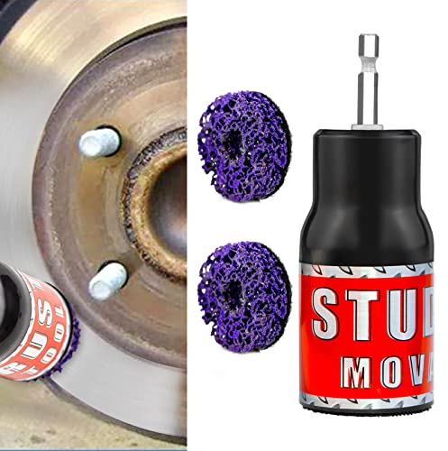 Outil de dérouillage de goujons, outil de polissage de surface, outil de dérouillage de moyeu/boulon, outil de nettoyage de rouille pour nettoyer et enlever la rouille et l'oxydation de la peinture