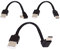 chenyang Lot de 3 câbles USB 2.0 type A mâle vers USB-C Type-C mâle coudé pour FPV, disque et téléphone, 13 cm