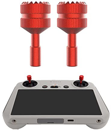Cymwer 2 unids Mini 3 Pro Controlador Stick Pulgar Reemplazo Metal Aluminio Control Remoto Pulgar Rocker Joysticks para DJI Mini 3 Pro RC Controlle Accesorios