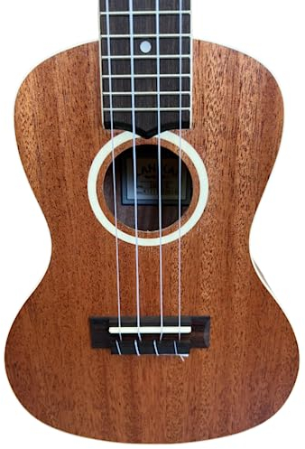 Lanikai, 4-saitige Ukulele, Schwarz, Chrom (LU21-C)