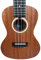 Lanikai, 4-saitige Ukulele, Schwarz, Chrom (LU21-C)