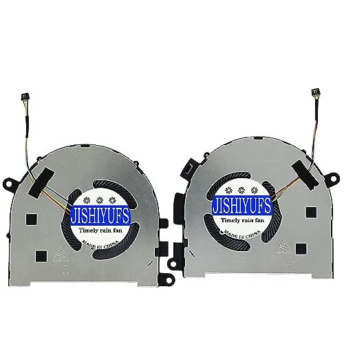JISHIYUFS Ersatz CPU + GPU Lüfter Kühlung für Lenovo Yoga C940-15IRH EG70050S1-1C040-S9A K9C0F1 EG70050S1-1C030-S9A K9C0F0 DC5V 0,50A