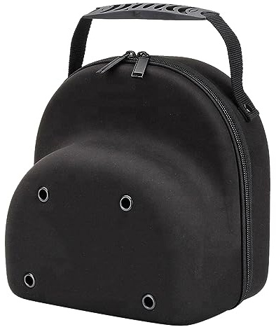 Custodia per Cappello Rigido, Custodia per Cappello da Baseball Portatile Porta Cappello da Viaggio per Biancheria Intima Calza Guanto, 8,7x8,3x5,1 (Black)