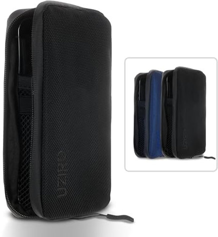 UZIRO Funda Móvil Bicicleta Impermeable Ciclista, Bolsa Móvil Ciclismo para Bici Gravel y Bikepacking (Negro)