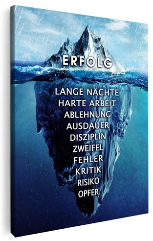 Artmazing | Motivation Bild bunt | Bild Motivation | S-Art Bilder | Motivation Bilder Modern | Leinwandbilder XXL Wohnzimmer | Wandbild Motivation Deko XXL | Leinwand XXL | buntes Poster für Wand