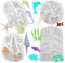 4 PCS Moldes de Marina Animales,3D Marina Animales Moldes Silicona,Molde Conchas del Mar,3D Molde Sirena Fondant para Decorar Pasteles,Jabón,Chocolate,Dulces para Manualidades para Decorar Tartas