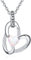 TANGPOET Pochen Opal Halskette Liebesherz Halskette für 925 Sterling Silber Herz Für immer Schmuck Geschenke für sie Freundin Mädchen Mama