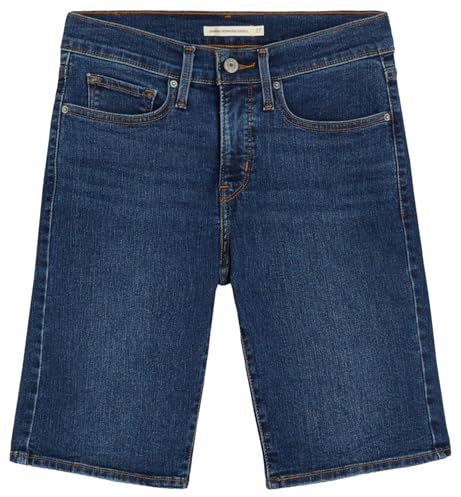 Levi's Women's Shaping Bermuda Camp Denim Shorts, Clever Girl Short, 32W