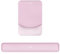 MOSISO Repose-Poignet pour Tapis de Souris&Clavier Set,Ergonomique Mouse Pad Antidérapante Rectangle Domicile/Bureau Soulagement Douleur,Repose Poignet Surélevé Courbé Mousse à Mémoire,Rose Poudré