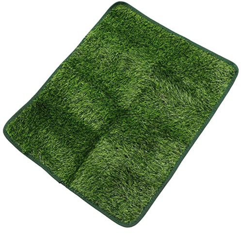FUNOMOCYA Pet Mat Puppy Potty Training Pads Dog Potty Dog Pee Pads Playing Pet Pee Pad Pan Turf Fake Grass Cage Fake Grass Dog Mat Puppy Pee Pads Wee Cat Grass Dogs Grass Mat Rugs Doggie or