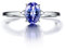 KnSam Echt Ringe Gold Damen 18 Karat 750 Weißgold, Trauringe Partnerringe Tansanit 0.77ct Klassischer Frau Ring mit Natürlicher Diamant Gr.47 (15.0)