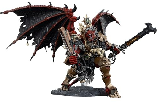 JOYTOY Warhammer 40k World Eaters Angron, Daemon Primarch of Khorne 1/18 Action Figur,Kombiniert Sammelwert Und Spielspaß