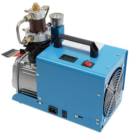 Compresor de aire, bomba de compresor de aire PCP portátil, bomba de compresor de aire de alta presión, bomba de compresor de aire automática de 300 bar, bomba de aire eléctrica de 1,8 kW, para