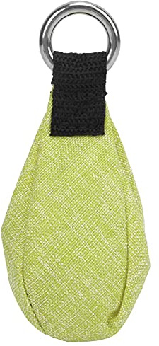 YIZISECCE zum Werfen von Gewichtsbag, tragbare Baumpflegerausrüstung, mit Metallring, kleinen Sandsäcken zum Klettern (300 g.)
