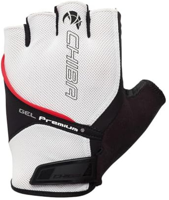 Chiba Gel Premium | Comfort Line sommarcykelhandskar | Ergonomiska och optimalt ventilerade | ulnar-nerve och Carple tunnel skydd | för turer och e-cyklar | tvättbara upp till 30 °C