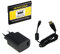 Bg-akku24 - caricatore, batteria e cavo di ricarica, cavo dati, cavo USB per Sony Cyber-shot DSC-TX30, DSC-W710, DSC-W730, DSC-W800, DSC-W810, DSC-W830