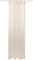 Bestlivings Gardine mit Schlaufen, Transparent Voile 140x145 cm (Breite x Länge) in beige - Nude, Schlaufenschal in vielen weiteren Farben und Größen