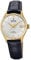 Festina Uhr Für Damen F20011/1 Swiss Made Gold Edelstahl Case SchwarzLeder Band