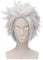 Kakashi Cosplay Perücke | FVCENT Anime Short Layered Halloween Party Halloween Cosplay Perücke (Grau)