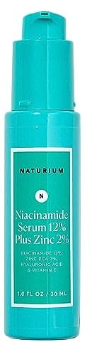 Naturium Niacinamide Face Serum 12% Plus Zinc 2%, Hyaluronic Acid and Vitamin E is a dark spot remover, pore minimiser and skin ageing