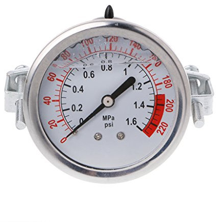 Bilinli 0-1.6MPa 0-220psi Medidor de presión de Agua líquida Medidor 1/4 f Bomba de ósmosis inversa