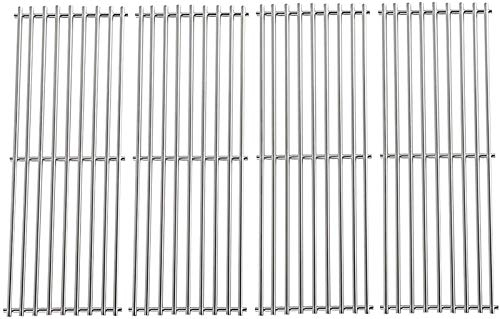 4PCS 17 3/8 Stainless Steel Cooking Grid Grates for Broil King Baron 320, 340, 420, 440, 490, Huntington 2122-64 2122-67 6020-54 6020-57 6020-64 6020-67 6023-89, Sterling 5020-54 and Broil-Mate Grill