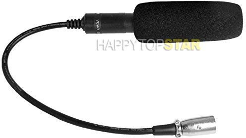 6 Professional XLR 3 Pins Microphone Directional Sound Speaking Mike Voice Tube for Digital Video Camera Camcorder EX1R XF100 XF300 105