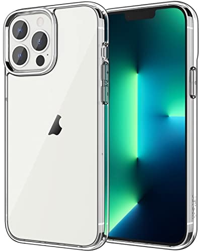 JETech Case for iPhone 13 Pro Max 6.7-Inch display, Non-Yellowing Shockproof Phone Bumper Cover, Anti-Scratch Clear Back (Clear)
