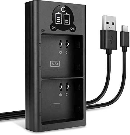 CELLONIC A-4A Dual Schnellladegerät kompatibel mit Arlo Pro 5, 4, 3 Ultra 2, 1, Go 2 A-4A Akkuladegerät Ladekabel Dual Ladegerät